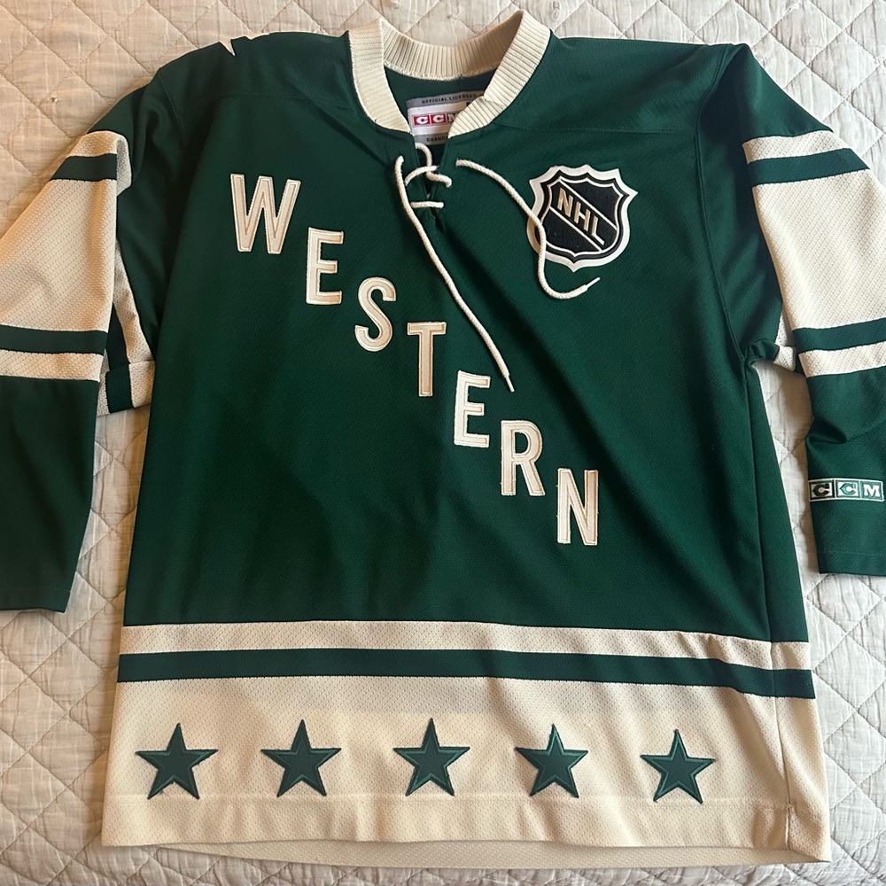 2004 NHL All Star Game CCM Western Conference Jersey Mens XL NWT Minnesota